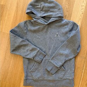 Nike Jordan Gray Hoodie with Logo